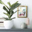 No Deckle Tropical Moderne VIII - Impression encadrée-118056450-118056453