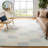 Kohut Hand Tufted Wool/Cotton Geometric Rug in Ivory/Blue-858203184