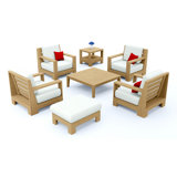 Canberra Outdoor 7 - Piece Conversation Set