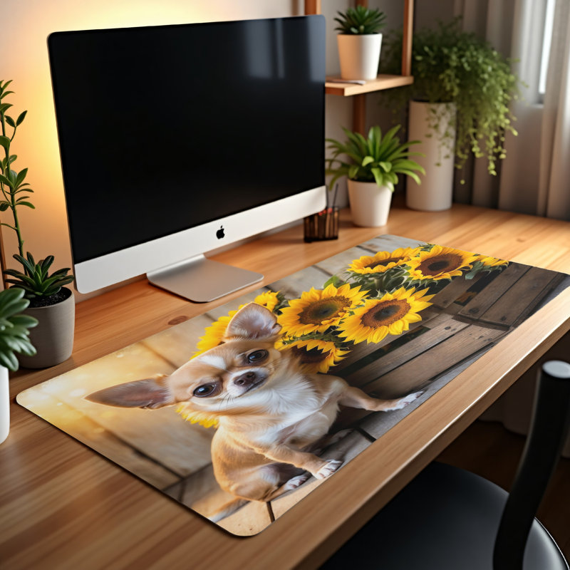 Polyester Desk Pad, 23.6x13.8