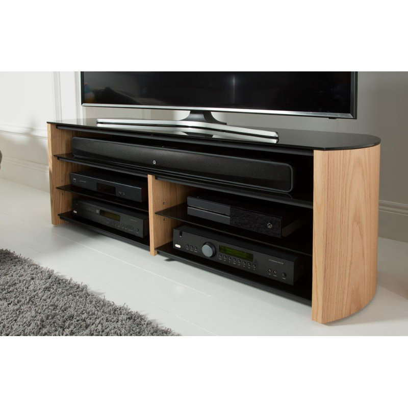 Unfinished TV Stand for TVs up to 60", Light Oak