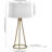 Nova Modern Table Lamp With Fabric Shade For Living Room, Workspace, Or Bedside