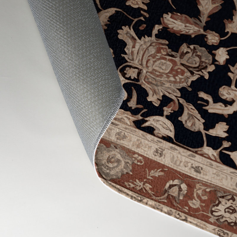 Tapis d'intérieur et d'extérieur brun Persian, Rectangulaire 3 pi x 5 pi