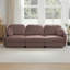 Canapé 3 places moderne infonuagique, coussins ronds raffinés et dossier rembourré, siège ergonomique, montage facile, canapé profond, idéal pour salon, appartement, studio, bureau-1250867223-1250867230