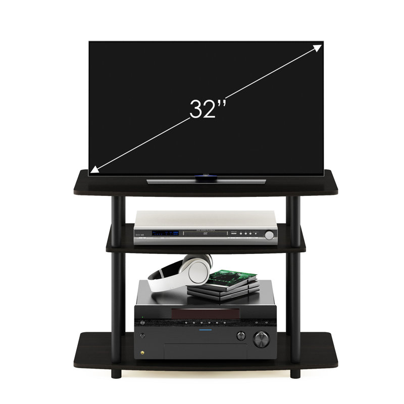Meuble télé pour téléviseur de 32 po ou moins Chayna, Espresso / Noir