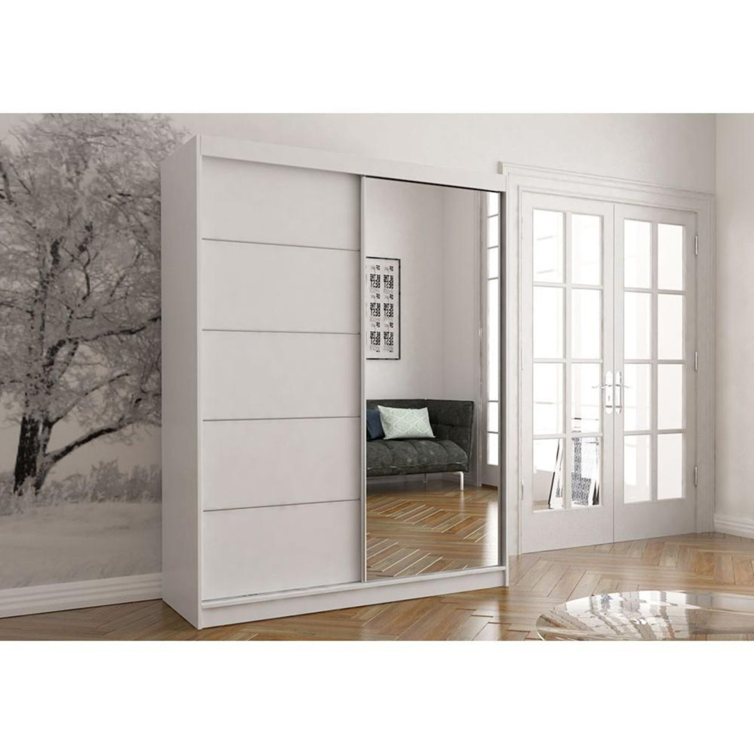 Fackler 2 Door Sliding Wardrobe