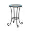 Table d'appoint de patio avec tablette