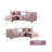 Sofa Chaise , PINK