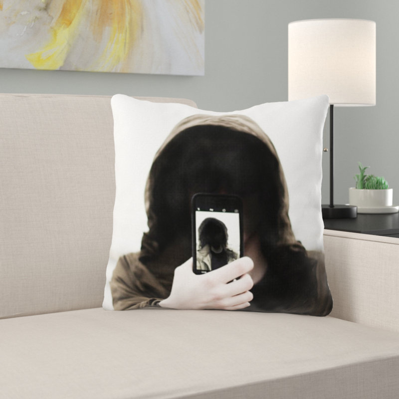 Coussin décoratif selfie