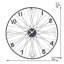Horloge argentée 27,5 po Ashanti