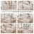 6-Piece Modular Living Room Set Upholstered Boneless L Shaped Sectional+Loveseat-777059709