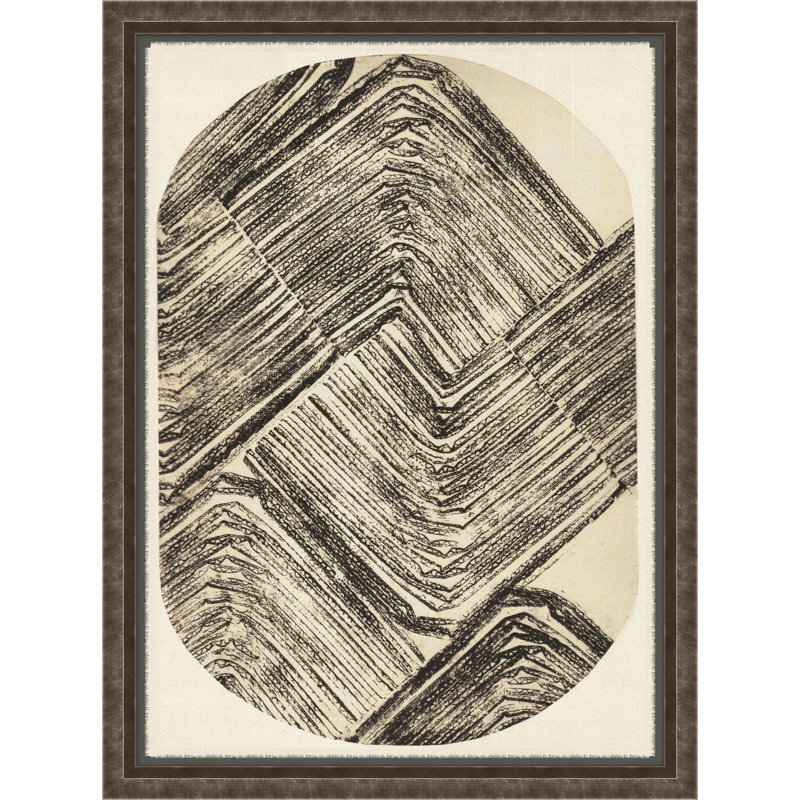 Oval Tapestry " Oval Tapestry 3 " by Thom Filicia Painting Print