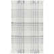 Cay Plaid Handmade Flatweave Recycled P.E.T. Area Rug in Gray/Beige