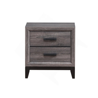 Table de chevet gris MIRAGE