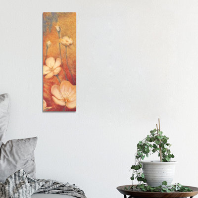 Floral Poetry II 1 Piece Wrapped Canvas Panoramic Painting