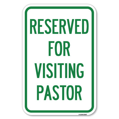 Reserved For Visiting Pastor/23167