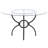 Gunmetal 48-inch Round Dining Table