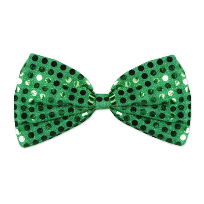 Nœud papillon vert Glitz 'N Gleam