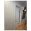 Porte intérieure moderne en bois pré-montée avec quincaillerie Planum 0660 Blanc Soie Panneau simple Cadre Moulures Portes robustes pour salle de bain et chambre à coucher - 24 po x 96 po-109782318