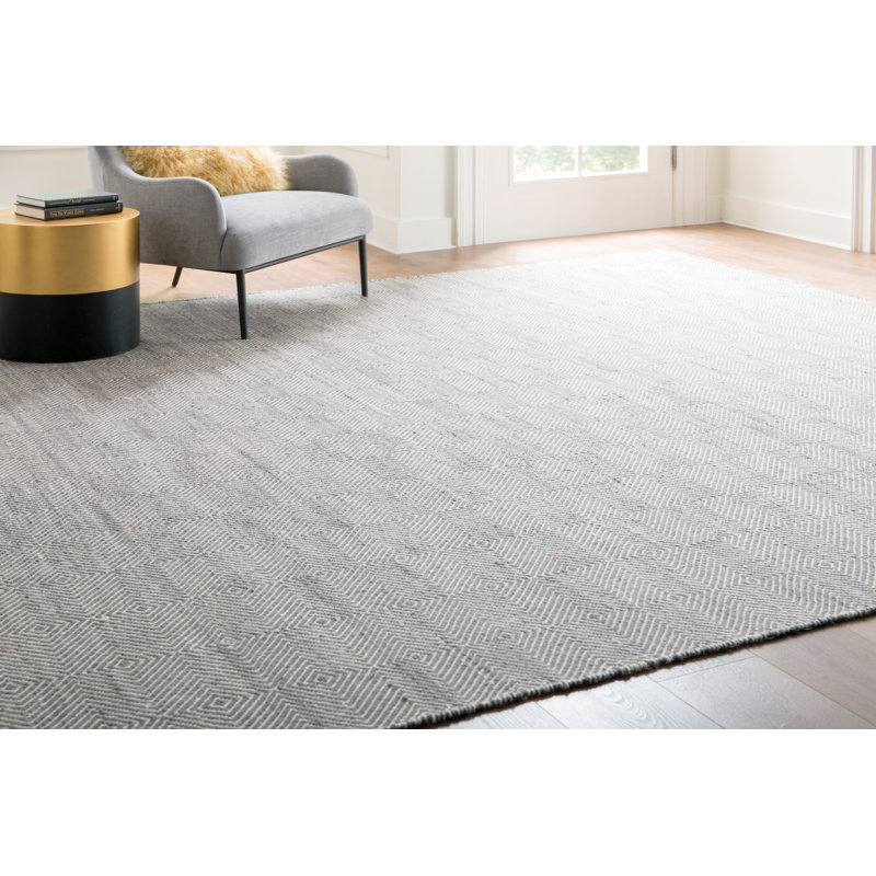 Geometric Hand Woven Area Rug, Rectangle 122 x 183cm