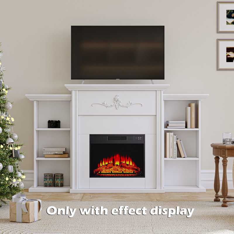 Abisali Symple Stuff Black Electric Stove, 17.10" H x 18.00" W x 4.70" D 