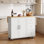 Arnola 39.7" W Kitchen Island Cart