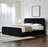 Upholstered Bed with 2 Large Wooden Storage Drawers-550743462-550743460