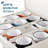 5-Piece Hard Shell Dinnerware Storage Set-2136121316