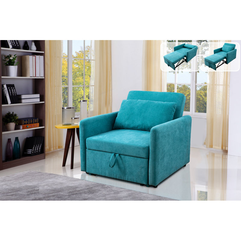 Fauteuil inclinable Novadream, Microfibre bleu sarcelle / microsuède