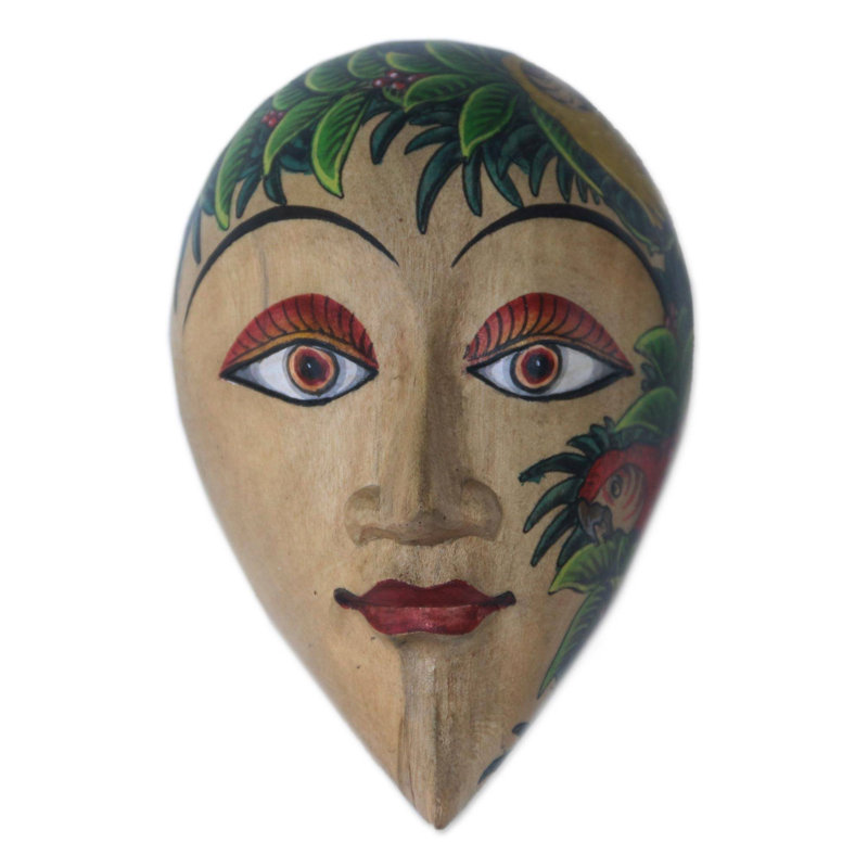 Boîte à bijoux en bois perroquet princess