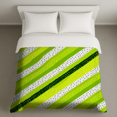 Housse de couette Green Stripes