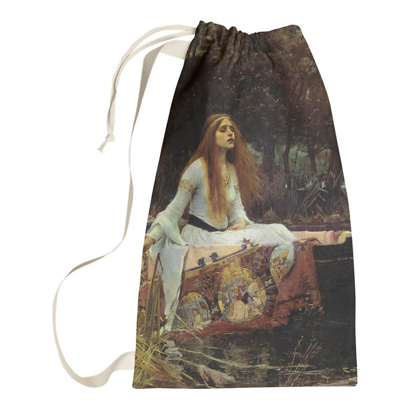 Sac à linge lady of shalott Magers, Grand (H 76,5 po x l 29,5 po x P 1,5 po)