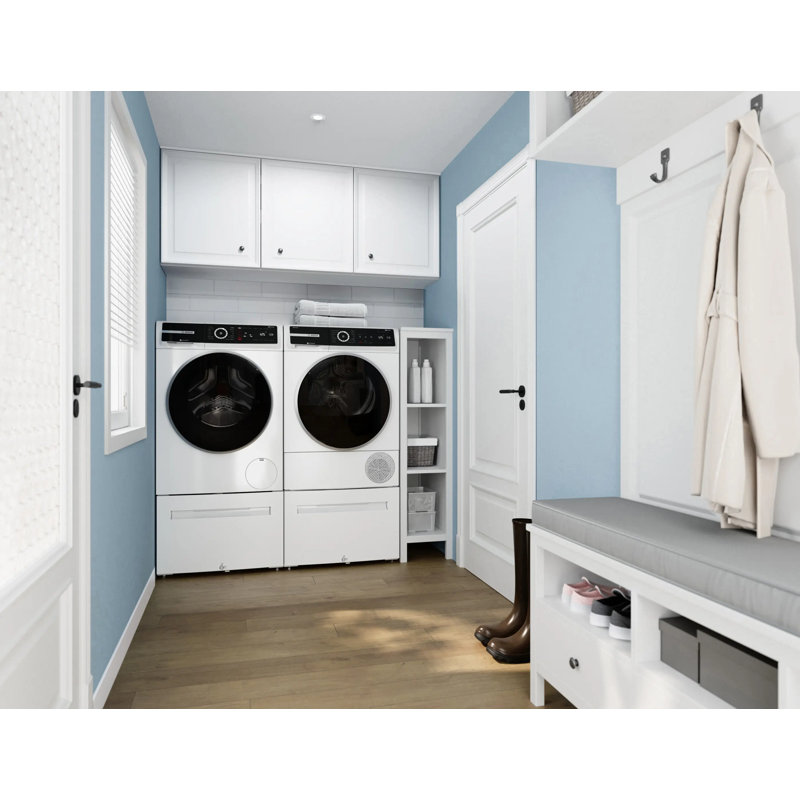 Bosch 500 Series Electric Ventless Dryer With Heat Pump 24 Inch in White