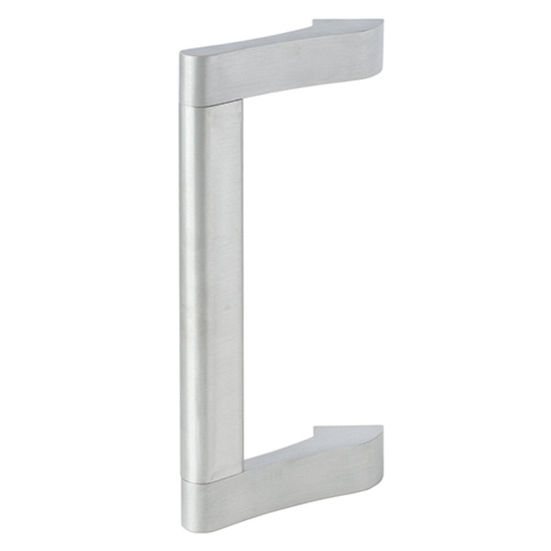 Aluminum and Duronodic Exit Device Pull Handle, Satin Chrome