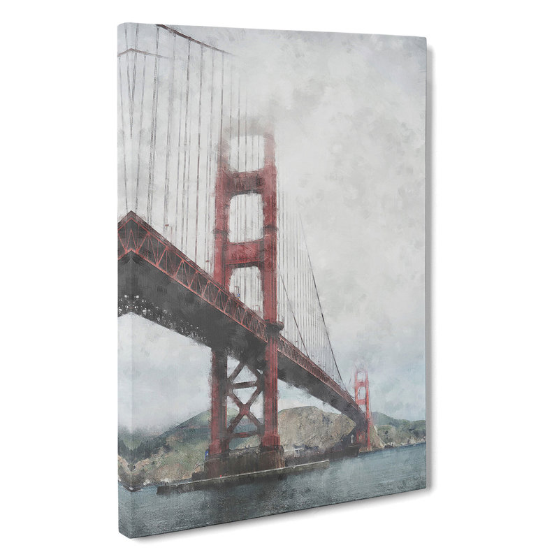 Golden Gate Bridge Vol.4 - Wrapped Canvas, 76cm H x 50cm W x 3cm D