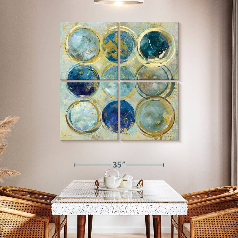 Alignment Gold, 45" H x 45" W