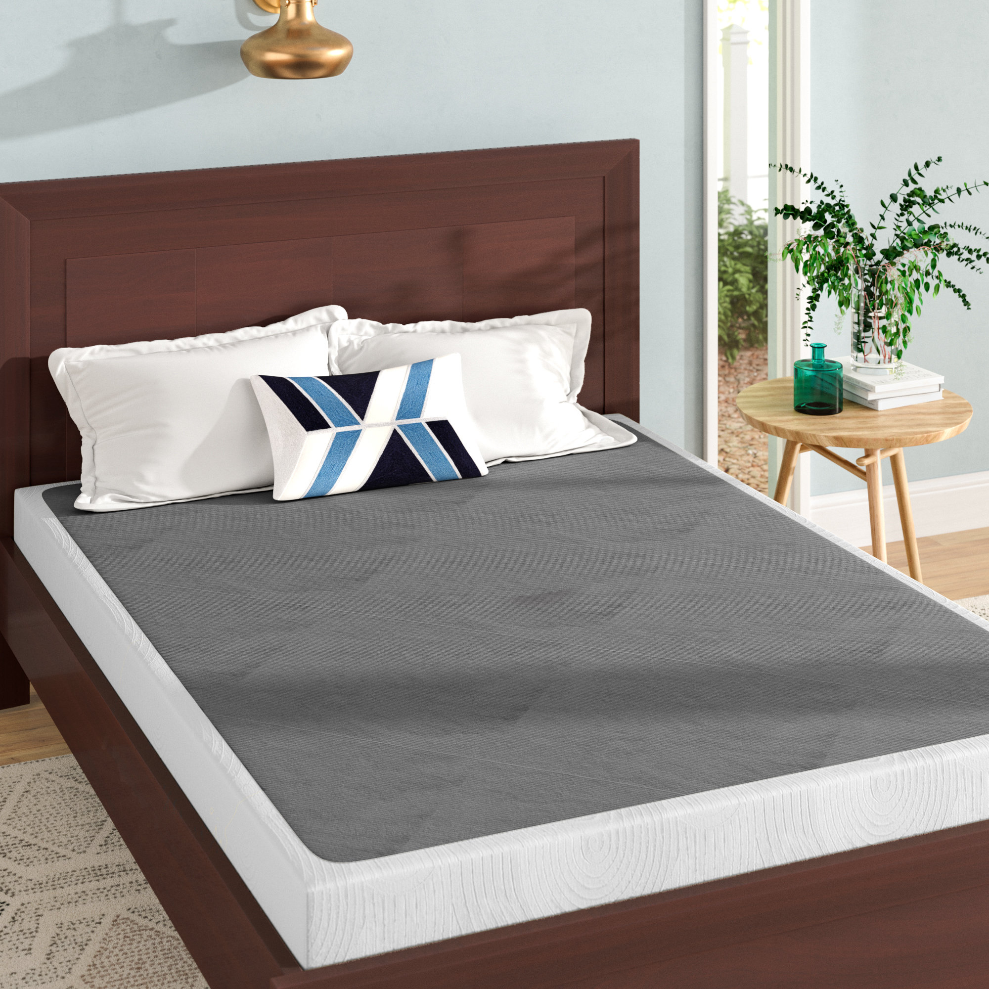 Alwyn Home Bilger Quick Lock Smart 9" Metal Box Spring & Reviews Wayfair