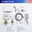 Rainlex Complete Shower Faucet with Rough in-Valve-94245783