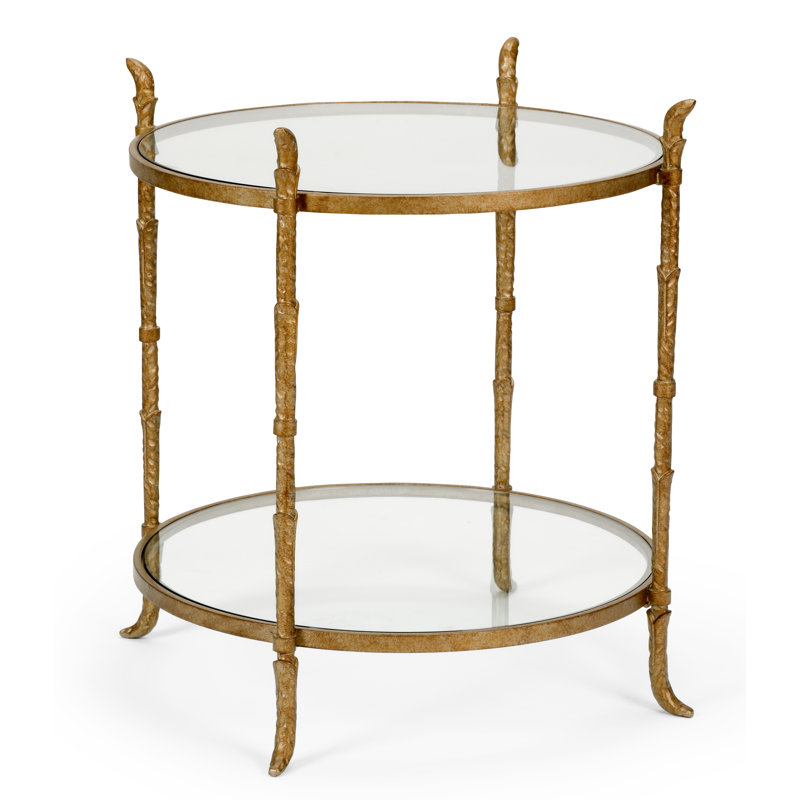 Carley Glass End Table