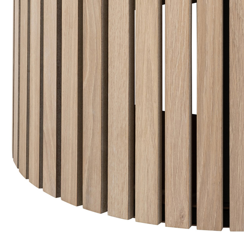 Giancarlo Round Solid Wood Base Dining Table