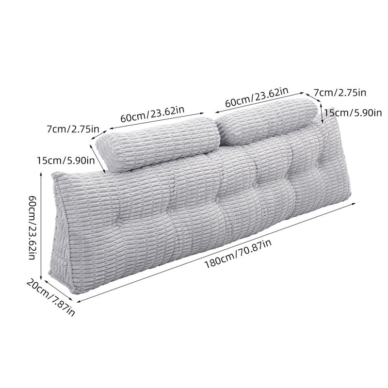 Back Cushion, Light Blue