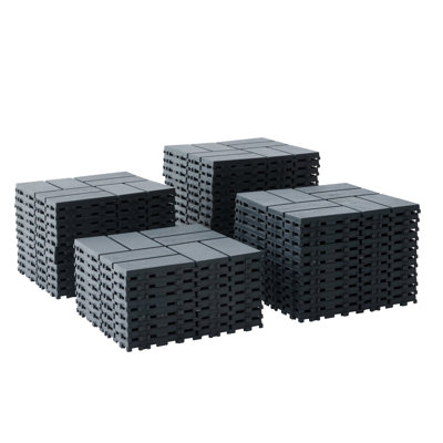 Carreaux de terrasse en plastique emboîtables