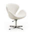 Fauteuil ballon pivotant rembourré en laine Raspberry-51336370