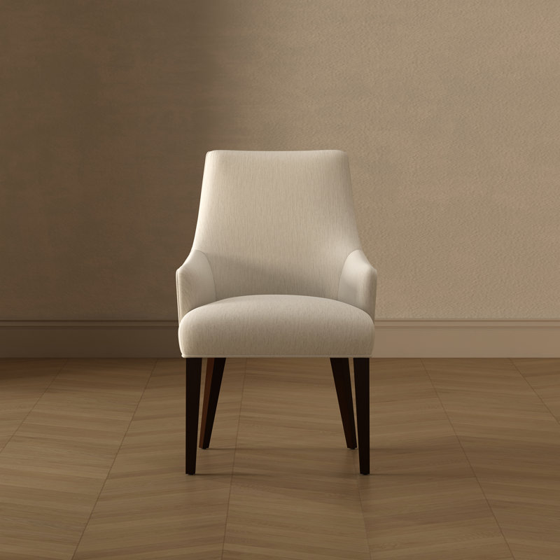 Fauteuil de salle à manger Beever, Crème, crème, 1