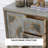 Light Luxury Line Rectangular Accent Cabinet.