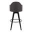 Tabouret de bar à hauteur fixe avec pivot-1956722574