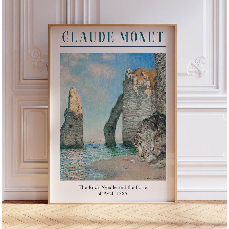 Monet The Cliffs At Etretat - No Frame Print