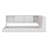 Twin Size Corner Bed With Drawers And Bookcase-108845262