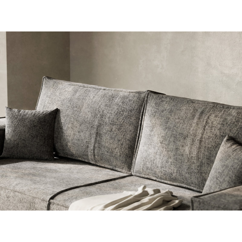 3 Seater Reclining Sofa with Storage, Grey