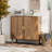 Multi-Functional Sideboard Buffet - Mid-Century Modern Design, Water And Large Capacity Accent Cabinet Adjustable Storage Easy To Clean